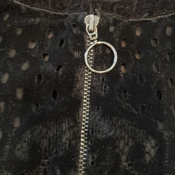 Free People/Walk This Way Black Crop Top - Picture 10 of 12